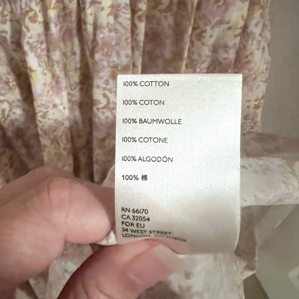 Free People She’s a Dream Midi Dress Powder Combo cotton size 6 - Picture 13 of 16